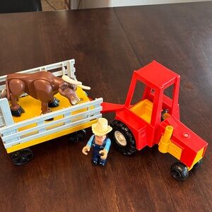 Vintage Fisher-Price Husky Helpers Farm Set 331